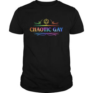 Dnd Dm Roleplaying Lgbt Chaotic Gay Shirt
